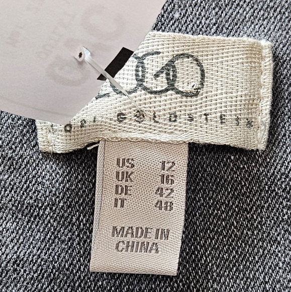 Lori Goldstein QVC Tailored Distressed Edges Denim Jacket Size 12 - Picture 9 of 12